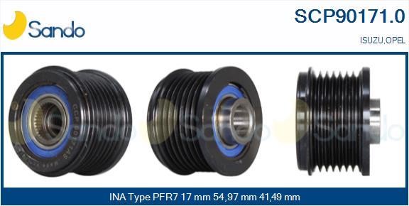 Sando SCP90171.0 Belt pulley generator SCP901710: Buy near me in Poland at 2407.PL - Good price!
