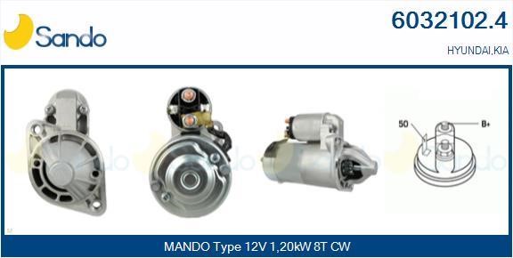 Sando 6032102.4 Starter 60321024: Buy near me at 2407.PL in Poland at an Affordable price!