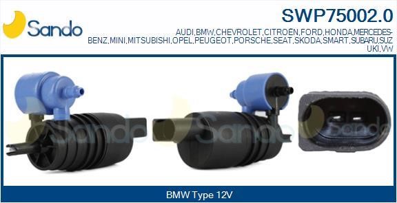 Sando SWP75002.0 Waschwasserpumpe, Scheibenreinigung SWP750020: Kaufen Sie zu einem guten Preis in Polen bei 2407.PL!