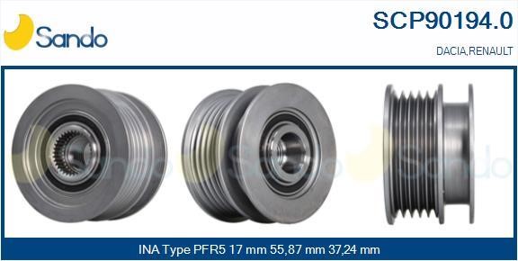 Sando SCP90194.0 Belt pulley generator SCP901940: Buy near me in Poland at 2407.PL - Good price!
