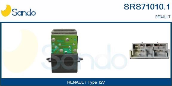Sando SRS71010.1 Resistor, interior blower SRS710101: Buy near me in Poland at 2407.PL - Good price!