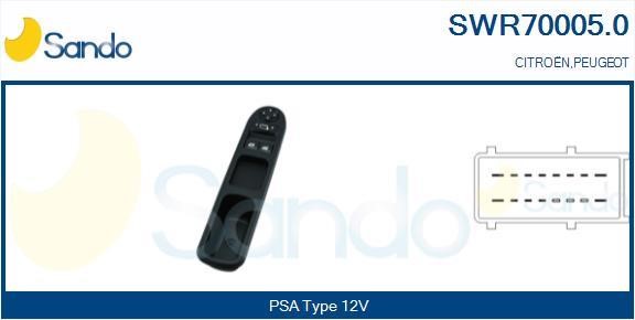 Sando SWR70005.0 Power window button SWR700050: Buy near me in Poland at 2407.PL - Good price!