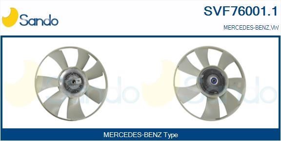Sando SVF76001.1 Clutch, radiator fan SVF760011: Buy near me in Poland at 2407.PL - Good price!