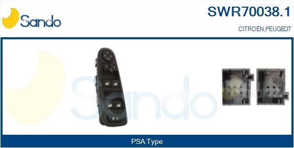 Sando SWR70038.1 Power window button SWR700381: Buy near me in Poland at 2407.PL - Good price!