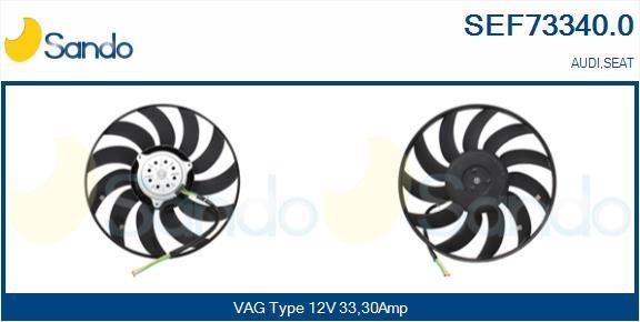 Sando SEF73340.0 Вентилятор радиатора охлаждения SEF733400: Отличная цена - Купить в Польше на 2407.PL!