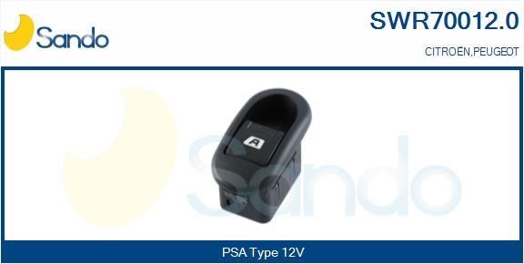 Sando SWR70012.0 Power window button SWR700120: Buy near me in Poland at 2407.PL - Good price!