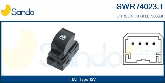 Sando SWR74023.1 Power window button SWR740231: Buy near me in Poland at 2407.PL - Good price!