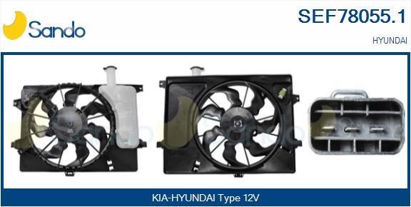 Sando SEF78055.1 Electric Motor, radiator fan SEF780551: Buy near me in Poland at 2407.PL - Good price!