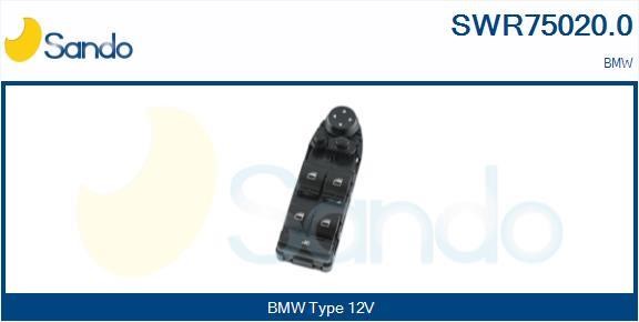 Sando SWR75020.0 Power window button SWR750200: Buy near me in Poland at 2407.PL - Good price!