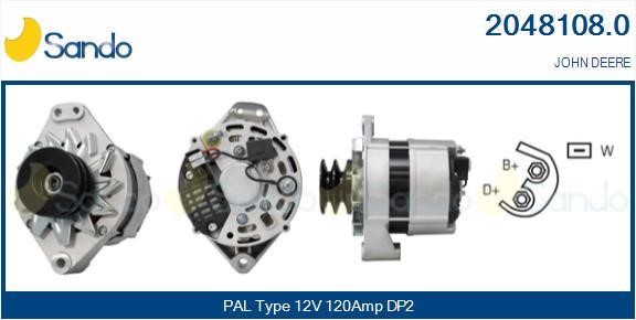 Sando 2048108.0 Alternator 20481080: Dobra cena w Polsce na 2407.PL - Kup Teraz!