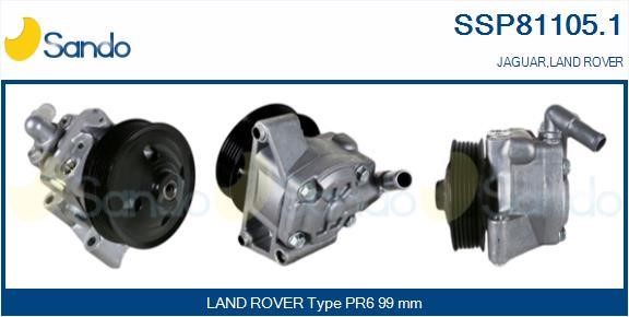 Sando SSP81105.1 Hydraulic Pump, steering system SSP811051: Buy near me in Poland at 2407.PL - Good price!