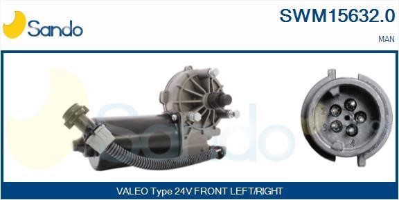 Sando SWM15632.0 Silnik wycieraczki szyby SWM156320: Dobra cena w Polsce na 2407.PL - Kup Teraz!
