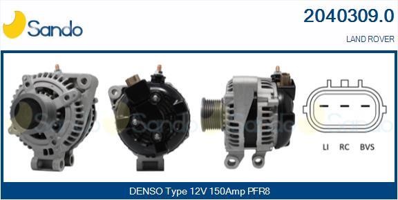 Sando 2040309.0 Alternator 20403090: Dobra cena w Polsce na 2407.PL - Kup Teraz!