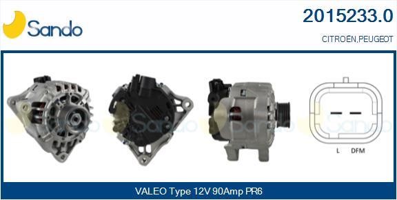 Sando 2015233.0 Alternator 20152330: Buy near me at 2407.PL in Poland at an Affordable price!