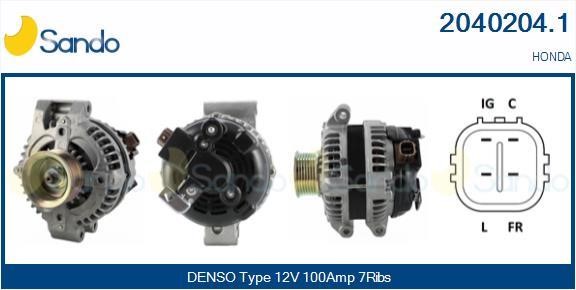 Sando 2040204.1 Alternator 20402041: Buy near me at 2407.PL in Poland at an Affordable price!
