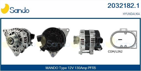 Sando 2032182.1 Alternator 20321821: Buy near me at 2407.PL in Poland at an Affordable price!