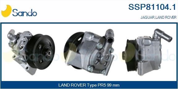 Sando SSP81104.1 Hydraulic Pump, steering system SSP811041: Buy near me at 2407.PL in Poland at an Affordable price!