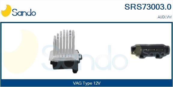 Sando SRS73003.0 Resistor, interior blower SRS730030: Buy near me in Poland at 2407.PL - Good price!