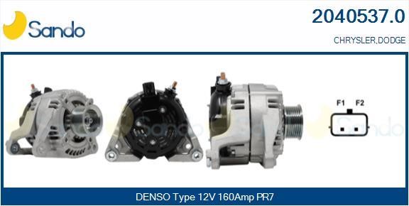 Sando 2040537.0 Alternator 20405370: Buy near me in Poland at 2407.PL - Good price!