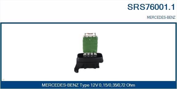 Sando SRS76001.1 Resistor, interior blower SRS760011: Buy near me in Poland at 2407.PL - Good price!