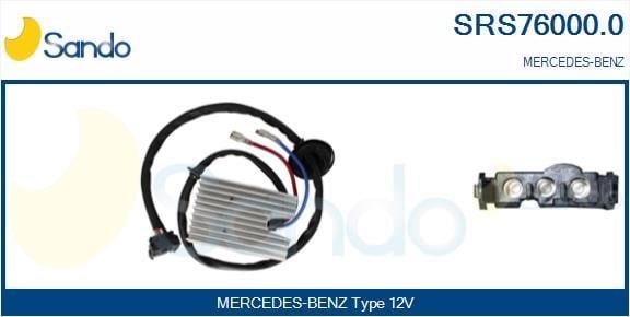 Sando SRS76000.0 Сопротивление, вентилятор салона SRS760000: Отличная цена - Купить в Польше на 2407.PL!