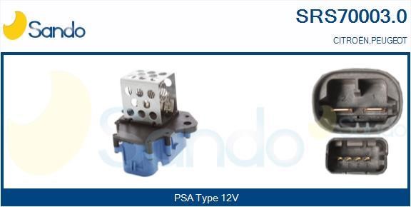 Sando SRS70003.0 Vorwiderstand, Elektromotor-Kühlerlüfter SRS700030: Kaufen Sie zu einem guten Preis in Polen bei 2407.PL!