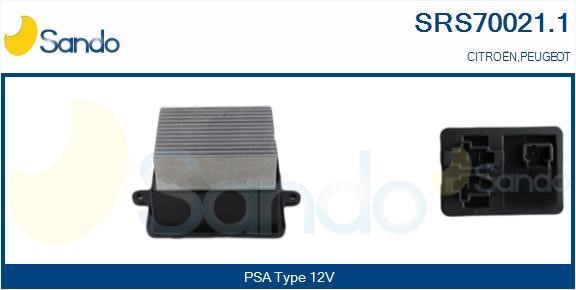 Sando SRS70021.1 Resistor, interior blower SRS700211: Buy near me in Poland at 2407.PL - Good price!