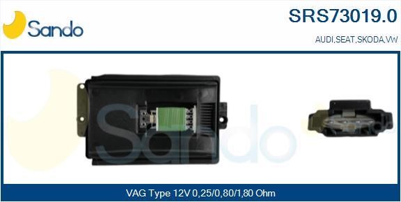 Sando SRS73019.0 Resistor, interior blower SRS730190: Buy near me in Poland at 2407.PL - Good price!