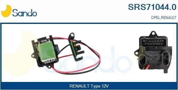 Sando SRS71044.0 Resistor, interior blower SRS710440: Buy near me in Poland at 2407.PL - Good price!