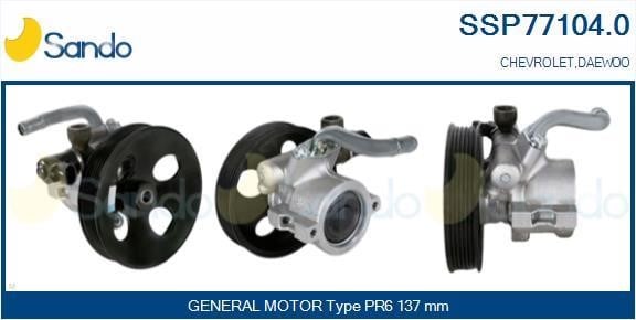 Sando SSP77104.0 Hydraulic Pump, steering system SSP771040: Buy near me in Poland at 2407.PL - Good price!