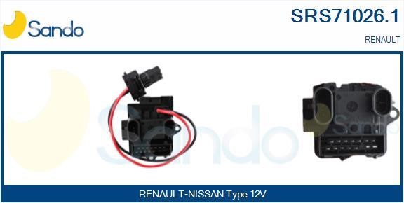 Sando SRS71026.1 Resistor, interior blower SRS710261: Buy near me in Poland at 2407.PL - Good price!