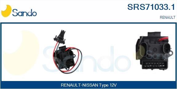 Sando SRS71033.1 Resistor, interior blower SRS710331: Buy near me in Poland at 2407.PL - Good price!
