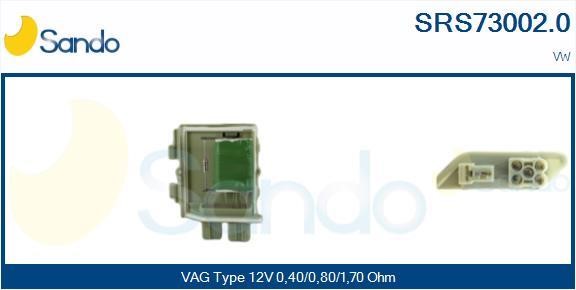 Sando SRS73002.0 Resistor, interior blower SRS730020: Buy near me at 2407.PL in Poland at an Affordable price!
