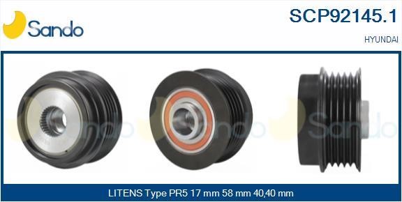 Sando SCP92145.1 Koło pasowe alternatora SCP921451: Dobra cena w Polsce na 2407.PL - Kup Teraz!