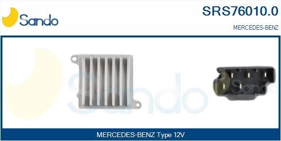 Sando SRS76010.0 Сопротивление, вентилятор салона SRS760100: Отличная цена - Купить в Польше на 2407.PL!
