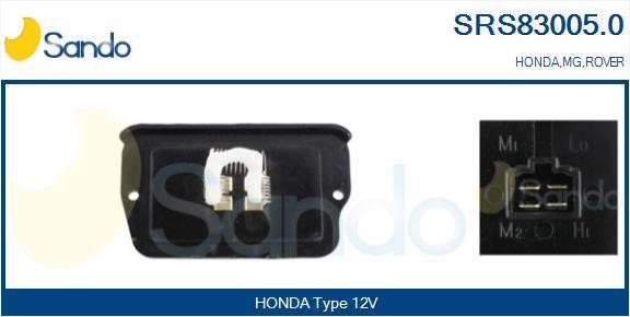 Sando SRS83005.0 Resistor, interior blower SRS830050: Buy near me in Poland at 2407.PL - Good price!