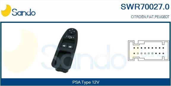 Sando SWR70027.0 Power window button SWR700270: Buy near me in Poland at 2407.PL - Good price!