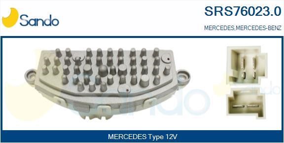 Sando SRS76023.0 Resistor, interior blower SRS760230: Buy near me in Poland at 2407.PL - Good price!
