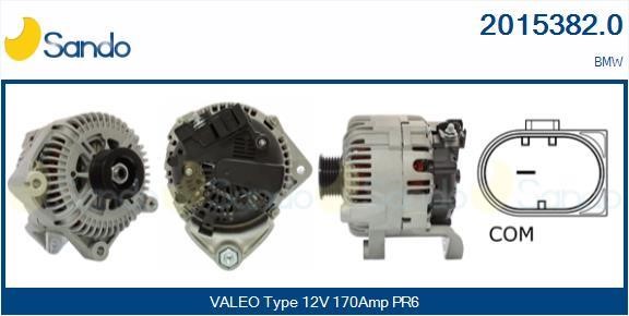 Sando 2015382.0 Alternator 20153820: Buy near me at 2407.PL in Poland at an Affordable price!
