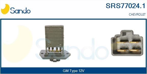Sando SRS77024.1 Resistor, interior blower SRS770241: Buy near me at 2407.PL in Poland at an Affordable price!