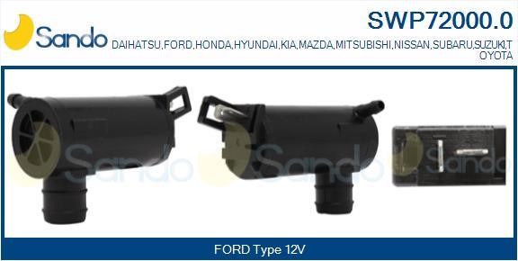 Sando SWP72000.0 Водяной насос, система очистки окон SWP720000: Отличная цена - Купить в Польше на 2407.PL!