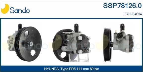 Sando SSP78126.0 Насос гидроусилителя руля SSP781260: Отличная цена - Купить в Польше на 2407.PL!