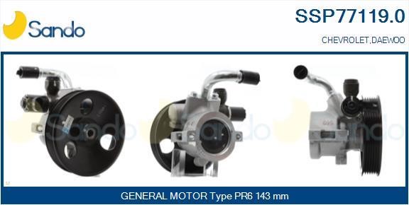 Sando SSP77119.0 Насос гидроусилителя руля SSP771190: Отличная цена - Купить в Польше на 2407.PL!