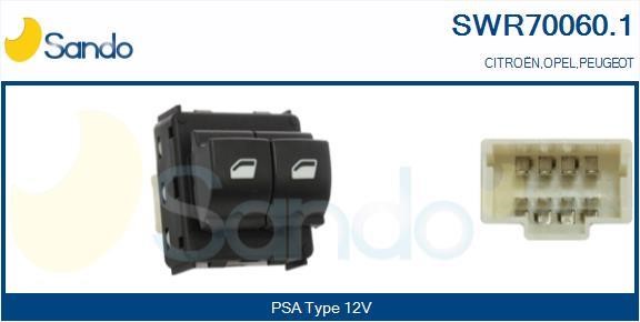 Sando SWR70060.1 Power window button SWR700601: Buy near me in Poland at 2407.PL - Good price!