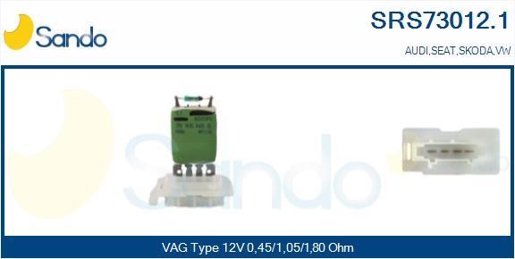 Sando SRS73012.1 Resistor, interior blower SRS730121: Buy near me in Poland at 2407.PL - Good price!