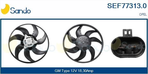 Sando SEF77313.0 Hub, engine cooling fan wheel SEF773130: Buy near me in Poland at 2407.PL - Good price!