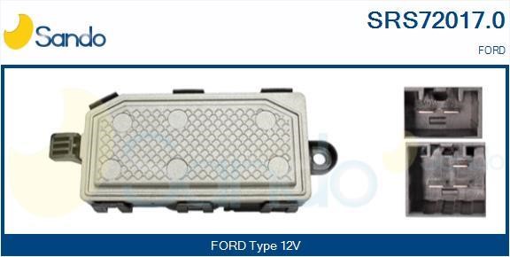 Sando SRS72017.0 Resistor, interior blower SRS720170: Buy near me in Poland at 2407.PL - Good price!