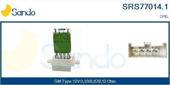 Sando SRS77014.1 Resistor, interior blower SRS770141: Buy near me at 2407.PL in Poland at an Affordable price!