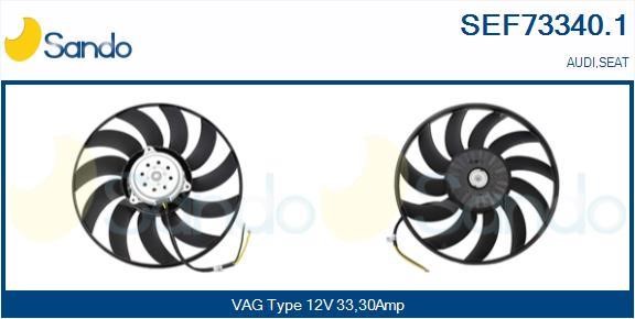 Sando SEF73340.1 Вентилятор радиатора охлаждения SEF733401: Отличная цена - Купить в Польше на 2407.PL!