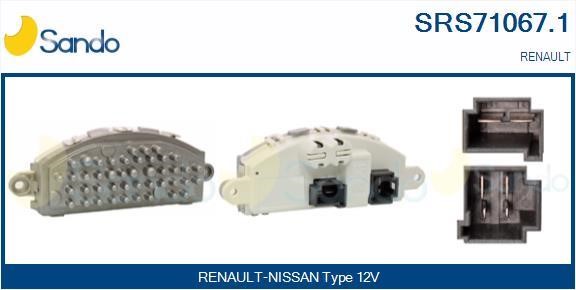 Sando SRS71067.1 Резистор, компресор салону SRS710671: Купити у Польщі - Добра ціна на 2407.PL!